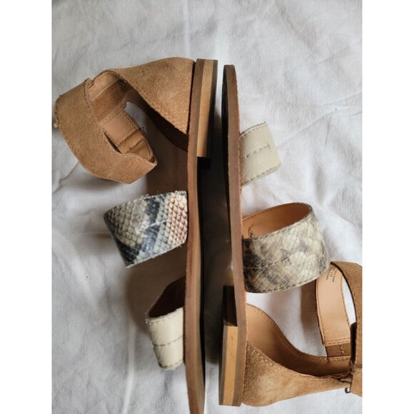 Frye And Co. Evie Sandal In‎ Snake Multi Size 7 M Excellent  Condition - Picture 2 of 9